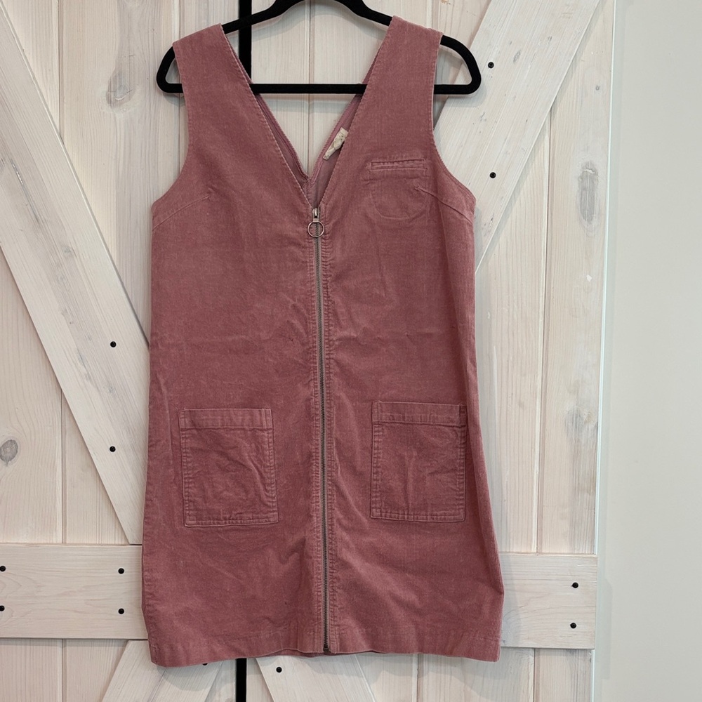 Promesa Mauve Corduroy Mini Dress